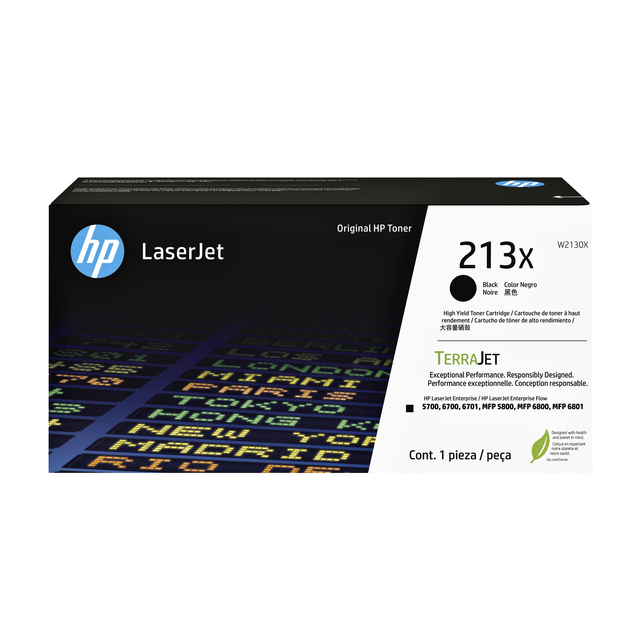 Tonercartridge HP W2130X 213X zwart afbeelding