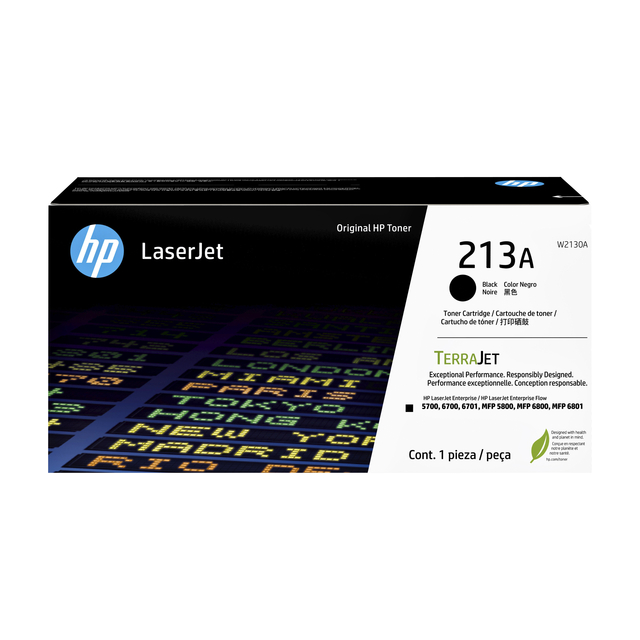 Tonercartridge HP W2130A 213A zwart afbeelding