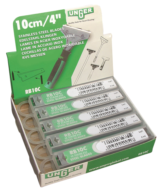 Reservemes Unger voor schraper 10cm 10 stuks afbeelding