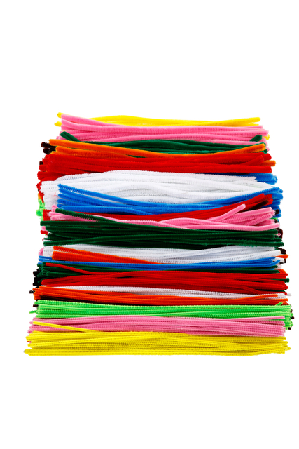 Chenilledraad Creativ Company 30cm dikte 4, 6, 9mm 700 stuks assorti afbeelding