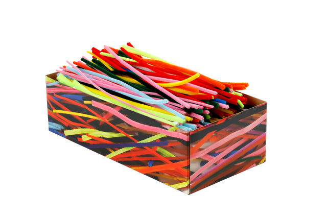 Chenilledraad Creativ Company 30cm dikte 4, 6, 9mm 700 stuks assorti — Foto 2 van 2