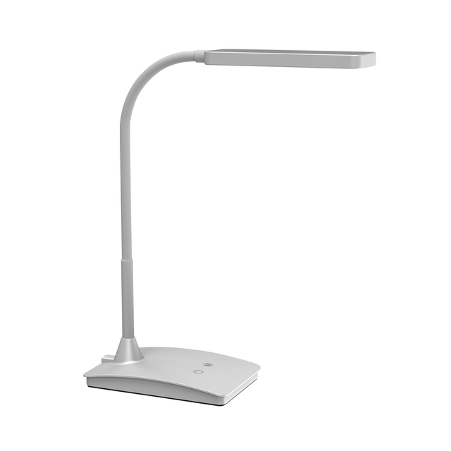 Bureaulamp MAUL Pearly LED colour vario dimbaar zilver afbeelding
