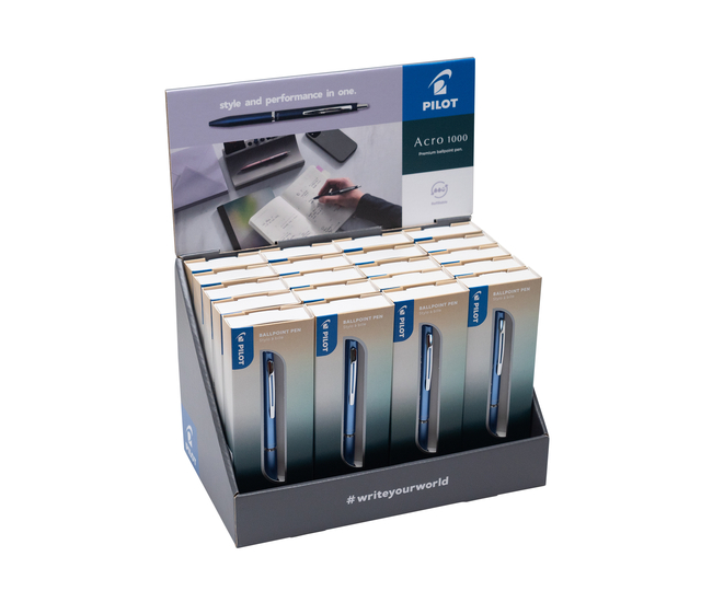 Balpen PILOT Acro 1000 medium assorti afbeelding