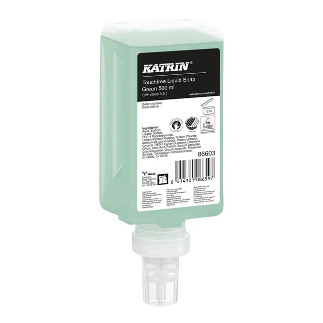Handzeep Katrin Green vloeibaar touchfree 500ml 86603 afbeelding