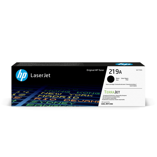 HP Tonercartridge W2190A 219A zwart