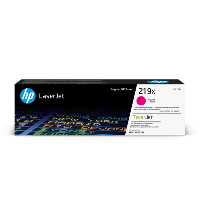 HP Tonercartridge W2193X 219X rood