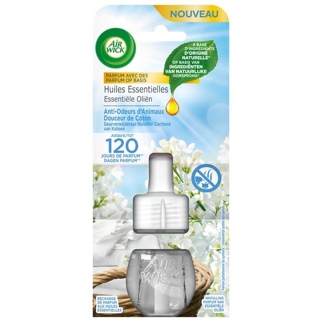Airwick Luchtverfrisser Electrical Soft Cotton refill 19ml