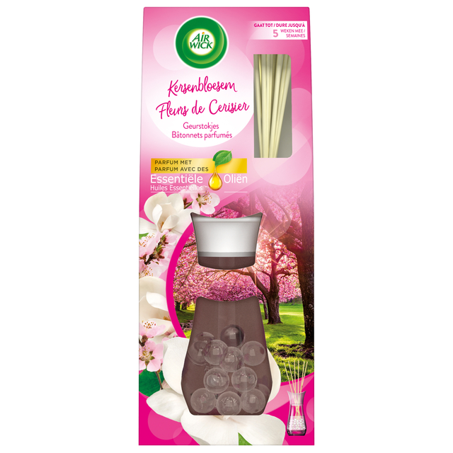 Geurstokjes AirWick Reeds Essential Oil kersenbloesem 33ml afbeelding