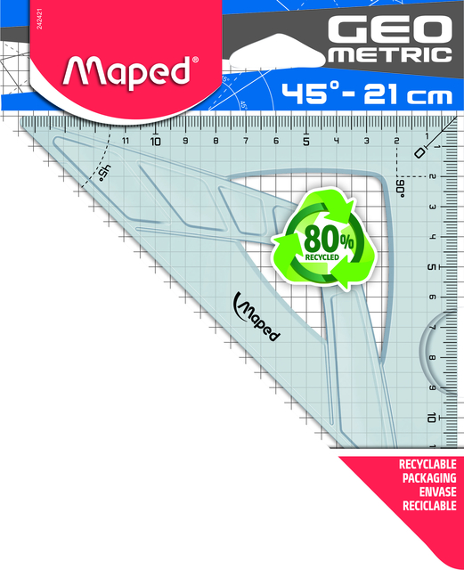 Geodriehoek Maped Geometric 21cm afbeelding