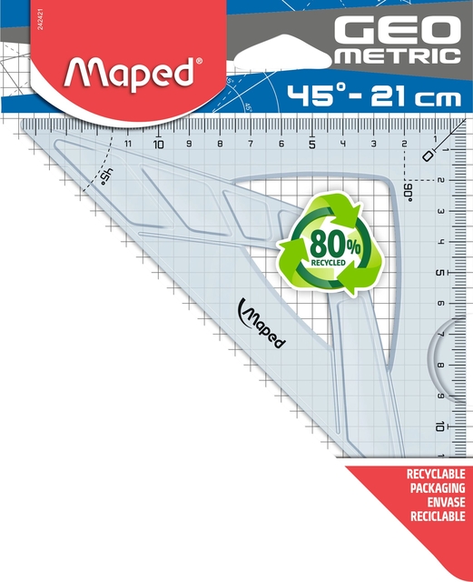 Geodriehoek Maped Geometric 21cm afbeelding