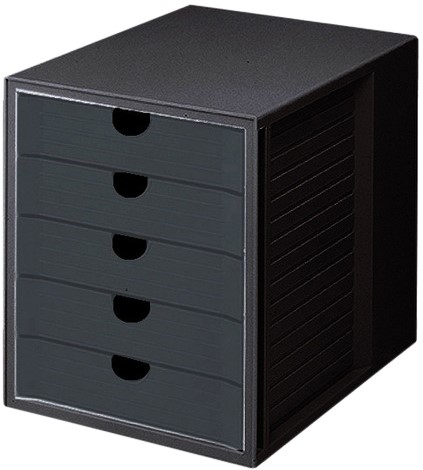Ladenbox Han 1450 5 gesloten laden zwart