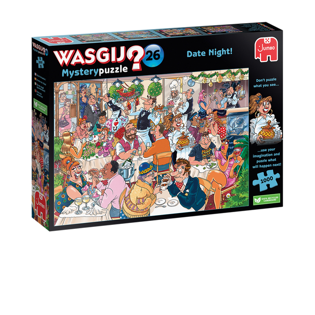 Puzzel Wasgij Mystery 26 Date Night! 1000 stukjes afbeelding