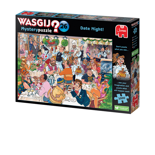 Puzzel Wasgij Mystery 26 Date Night! 1000 stukjes — Foto 2 van 2