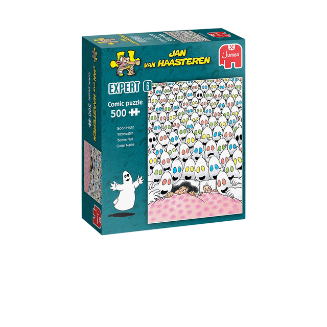 Puzzel Jan van Haasteren Expert 6 Welterusten 500 stukjes afbeelding
