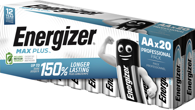 Batterij Energizer Max Plus 20xAA alkaline afbeelding