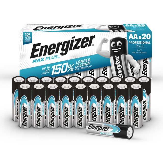 Batterij Energizer Max Plus 20xAA alkaline — Foto 2 van 2