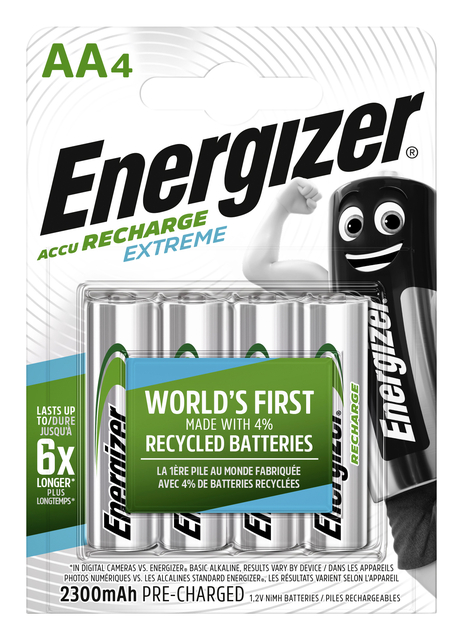 Batterij oplaadbaar Energizer 4xAA 2300mAh afbeelding