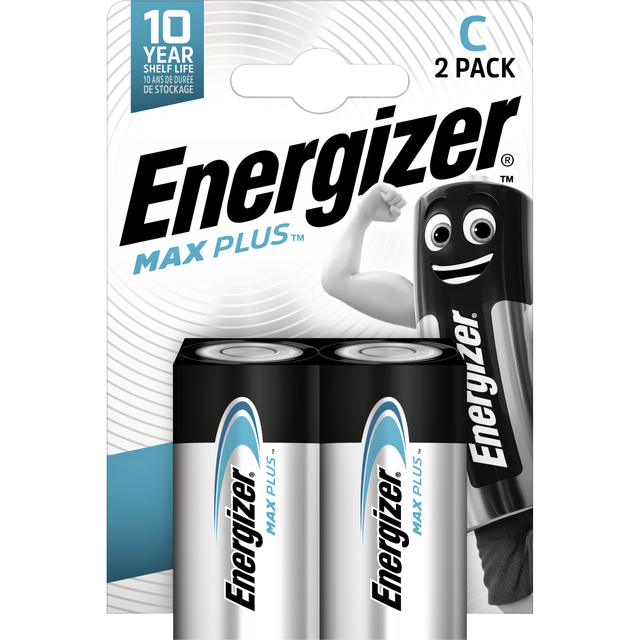 Batterij Energizer Max Plus 2xC alkaline afbeelding