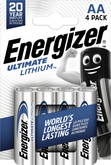 Batterij Energizer Ultimate Lithium 4xAA afbeelding