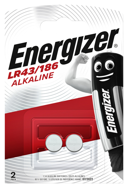 Batterij Energizer knoopcel 2xLR43 alkaline afbeelding
