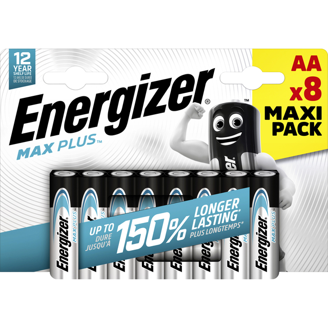 Batterij Energizer Max Plus 8xAA alkaline afbeelding