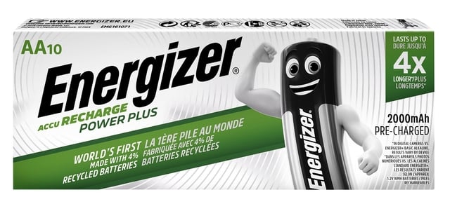 Batterij oplaadbaar Energizer 10xAA 2000mAh afbeelding
