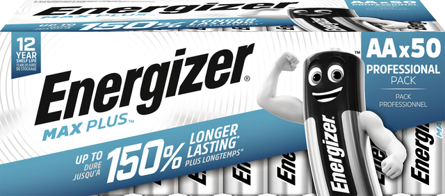 Batterij Energizer Max Plus 50xAA alkaline afbeelding