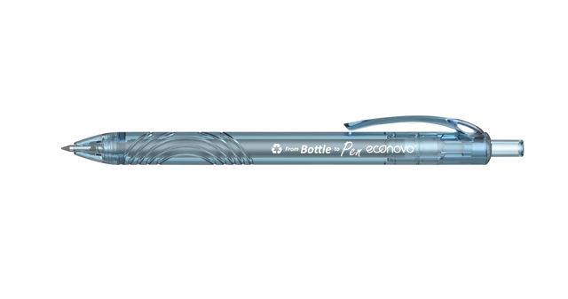 Gelschrijver Econovo 0.7mm blauw en zwart blister à 2 stuks — Foto 2 van 2