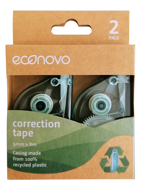 Correctieroller Econovo 5mmx8m blister à 2 stuks afbeelding