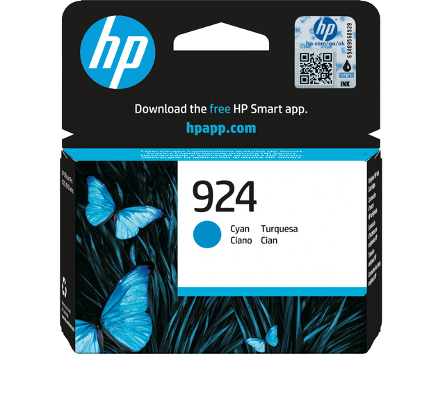 Inktcartridge HP 4K0U3NE 924 blauw afbeelding