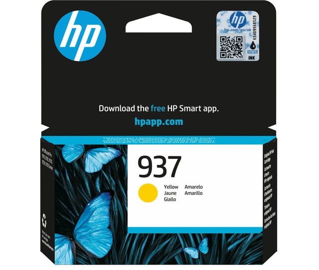 HP Inktcartridge 4S6W4NE 937 geel