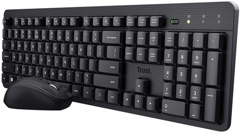 Toestenbord Trust Ody II draadloos + muis Azerty 25363-2