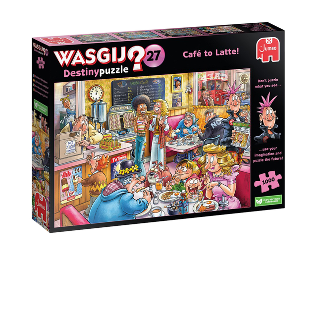 Puzzel Wasgij Destiny 27 De Koffieshop! 1000 stukjes afbeelding
