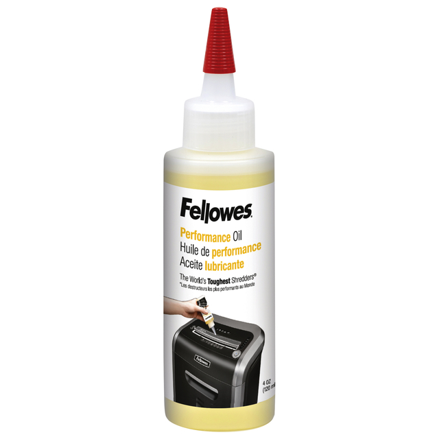 Olie voor papiervernietiger Fellowes 120ml afbeelding