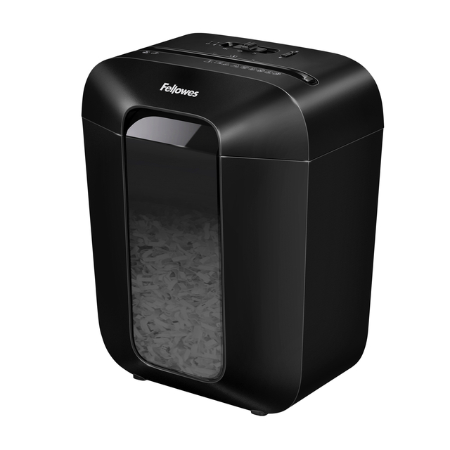 Papiervernietiger Fellowes Powershred LX50 snippers 4x37mm zwart afbeelding