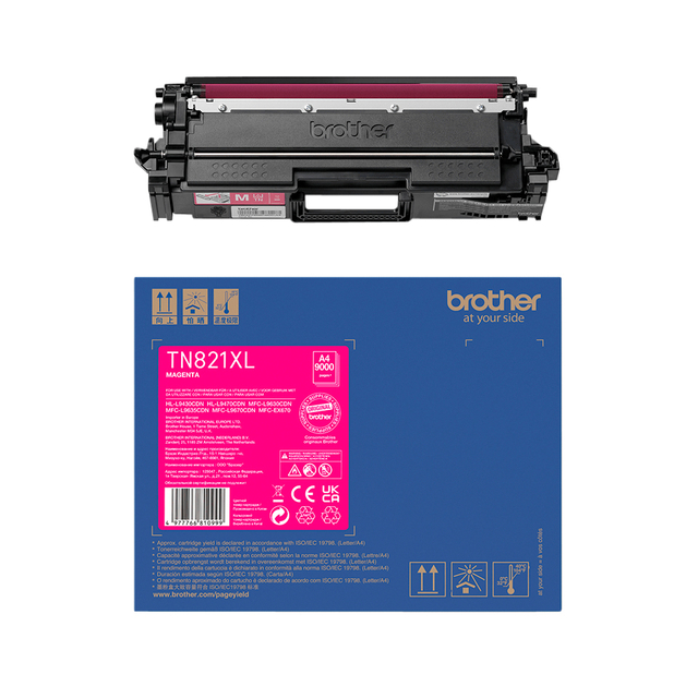 Toner Brother TN-821XLM rood afbeelding