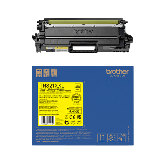 Toner Brother TN-821XXLY geel afbeelding