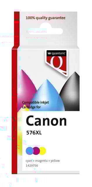 Quantore Inktcartridge alternatief tbv Canon Cl-576XL kleur