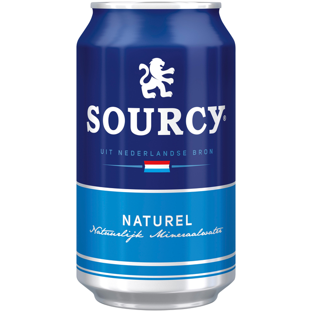 Water Sourcy blauw blik 330ml afbeelding