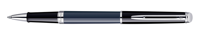 Rollerpen Waterman Hémisphère Colour Blocking black en blue CT fijn afbeelding
