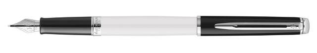 Vulpen Waterman Hémisphère Colour Blocking black en white CT fijn afbeelding
