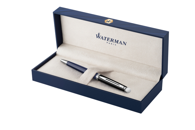 Balpen Waterman Hémisphère Colour Blocking black en blue CT medium — Foto 2 van 2