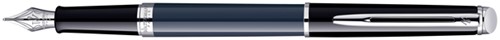 Vulpen Waterman Hémisphère Colour Blocking black en blue CT fijn