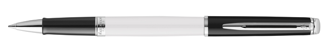 Rollerpen Waterman Hémisphère Colour Blocking black en white CT fijn afbeelding