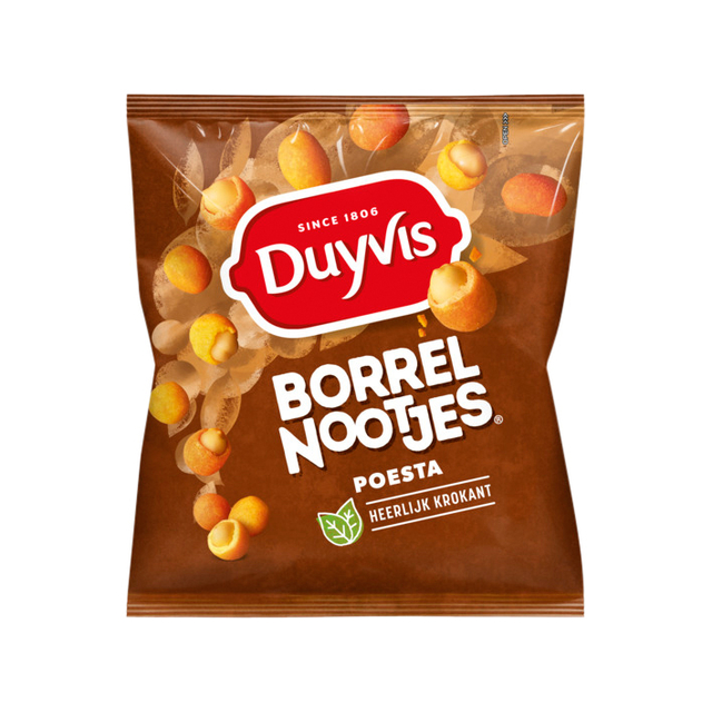 Borrelnootjes Duyvis poesta zak 275gr afbeelding