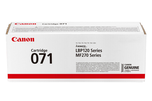 Tonercartridge Canon CRG 071 zwart afbeelding