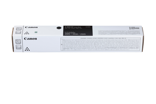 Tonercartridge Canon C-EXV 67 zwart afbeelding