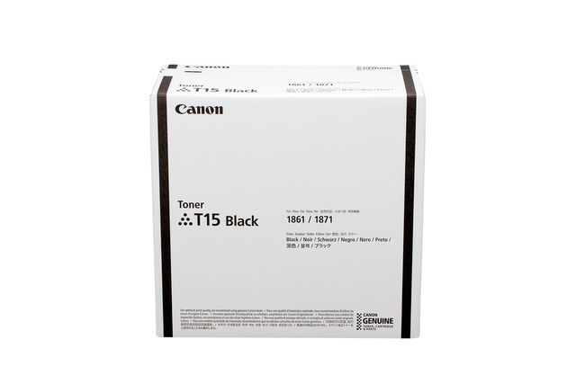 Tonercartridge Canon T15 zwart afbeelding