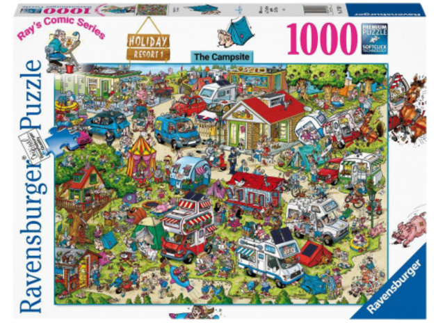 Puzzel Ray Comics Holiday resort 1 The campsite 1000 stukjes afbeelding