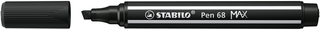 Viltstift STABILO Pen 68/46 Max zwart afbeelding
